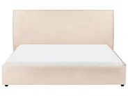 Wasserbett Bouclé LAVAUR 160 x 200 cm Beige_985887