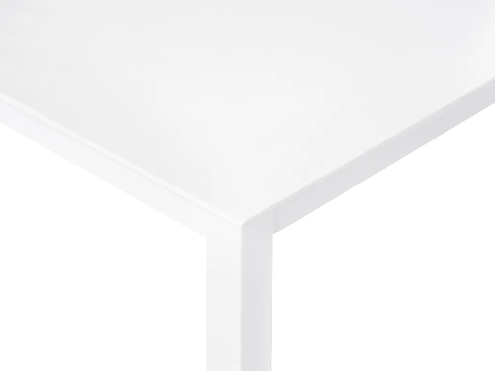 Dining Table VERITAS White 75 cm 75 cm Pine Wood_1070933