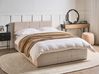 Ottoman Bed MASSOGNES Boucle Beige 140 x 200 cm