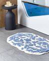 Bavlněná koupelnová předložka 60 x 90 cm modrá DERIK_917245