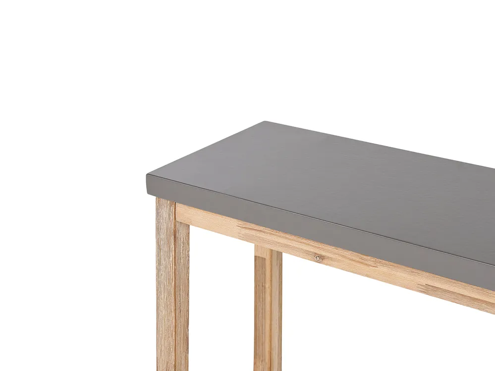 Garden Bench OSTUNI 160 cm Concrete Grey_804860