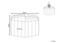 Puf MURIETTA Welur Jasnofioletowy_1027006