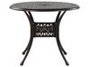 Round Garden Dining Table ⌀ 90 cm Brown ANCONA_765300