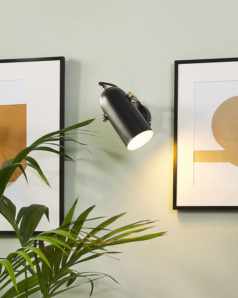 Spotlight lampe TYRIA Justerbar Metal Sort