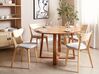 Round Acacia Wood Dining Table ⌀ 120 cm Light LEXINGTON_918691