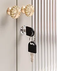 Fali szekrény 60 cm Fém Bézs_1156554