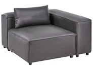Corner Seat BRANDE Fabric Black Symmetrical_999064