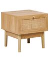 Table de chevet en bois clair NIVO_933981