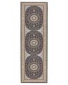 Teppich mehrfarbig 80 x 240 cm orientalisches Muster Kurzflor CIVRIL_886675