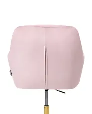 Sedia da scrivania LELORIA Velluto Rosa pastello_1062833