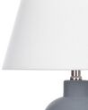 Lampa stołowa ceramiczna szara FABILOS_878686