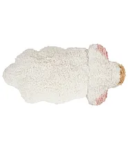 Tappeto per bambini ANEGUNDI  Marrone chiaro ø 120 cm Cotone con cuscino_1154918