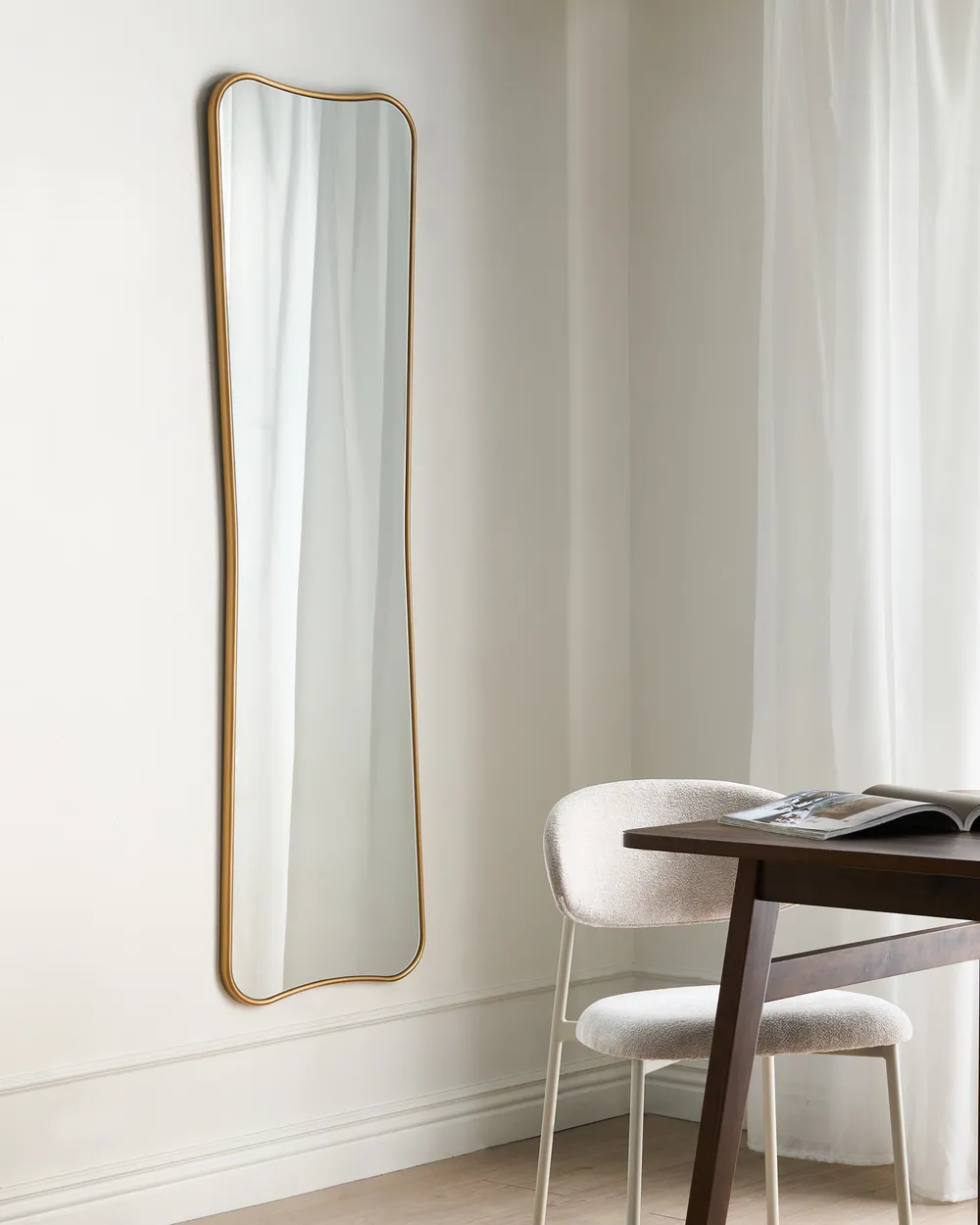 Wall Mirror BRIEUC 50 cm 160 cm Gold