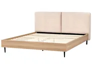 Bed Boucle LIMANTON 180 x 200 cm (EU Super King) Beige_971500