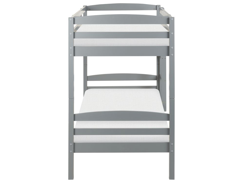 Letto A Castello Bambini 90x200 Cm Bianco - Divisibile In 2 Letti, Scala Sicura, Pino - Foto 3