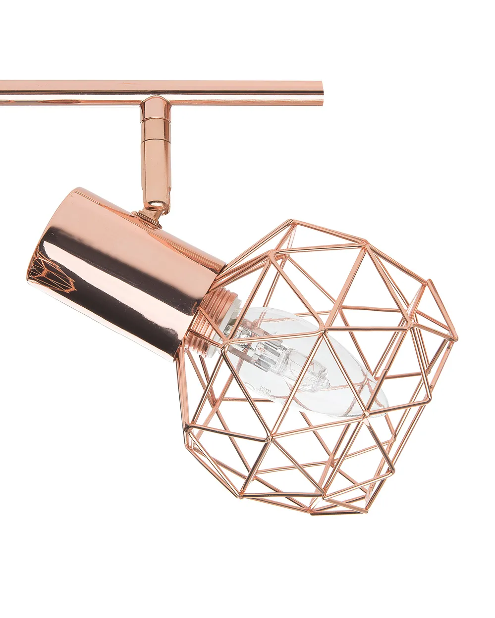 4 Light Spotlight CHENAB Adjustable Metal Copper_727702