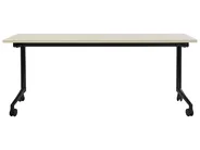 Scrivania pieghevole CAVI 180 cm 60 cm con ruote Marrone chiaro_922313