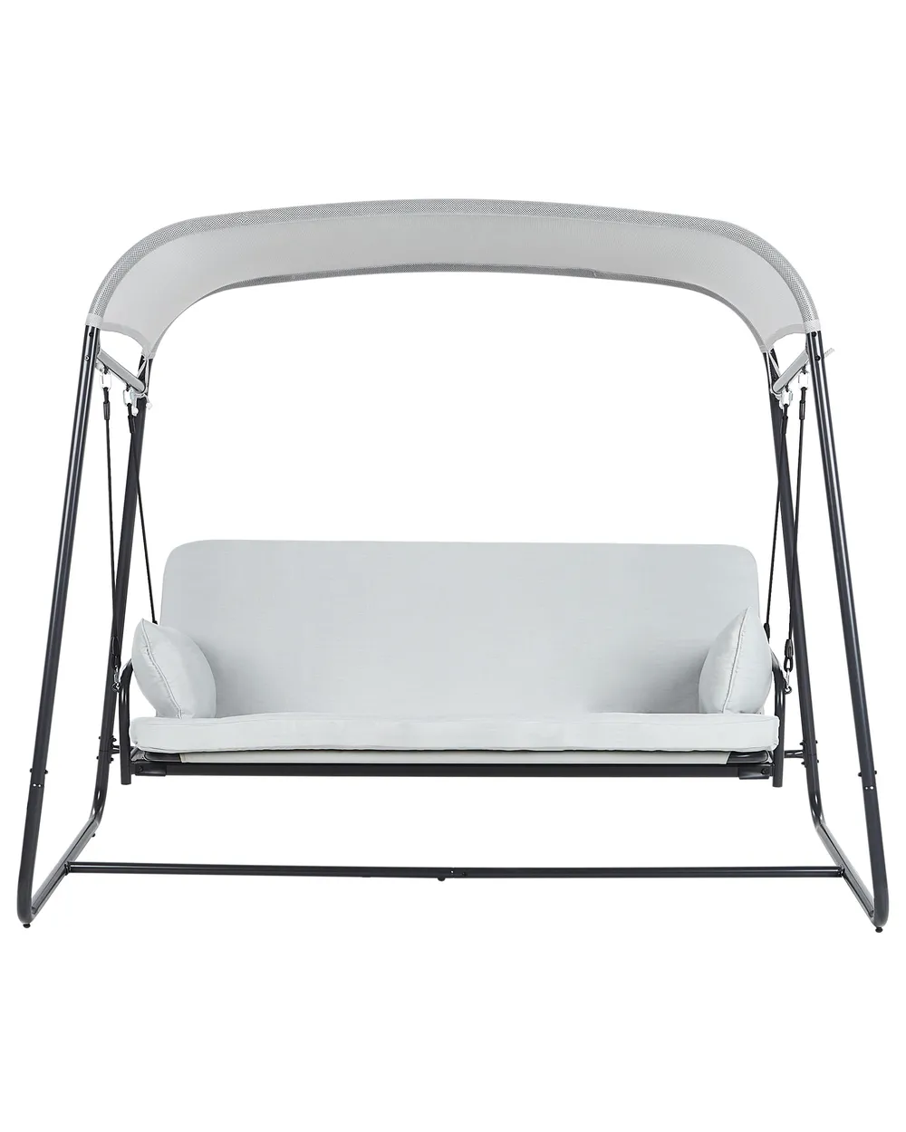 Patio Swing MARSCIANO Metal Light Grey_961243