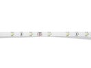 Szürke kárpitozott ágyneműtartós franciaágy fehér LED világítással 160 x 200 cm MONTPELLIER_708592