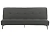 Sofá cama 3 plazas ESSVIK Tela Gris oscuro