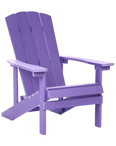Chaise de jardin violette ADIRONDACK