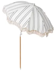 Ombrellone da giardino 155 cm MONDELLO Bianco/Nero_995674