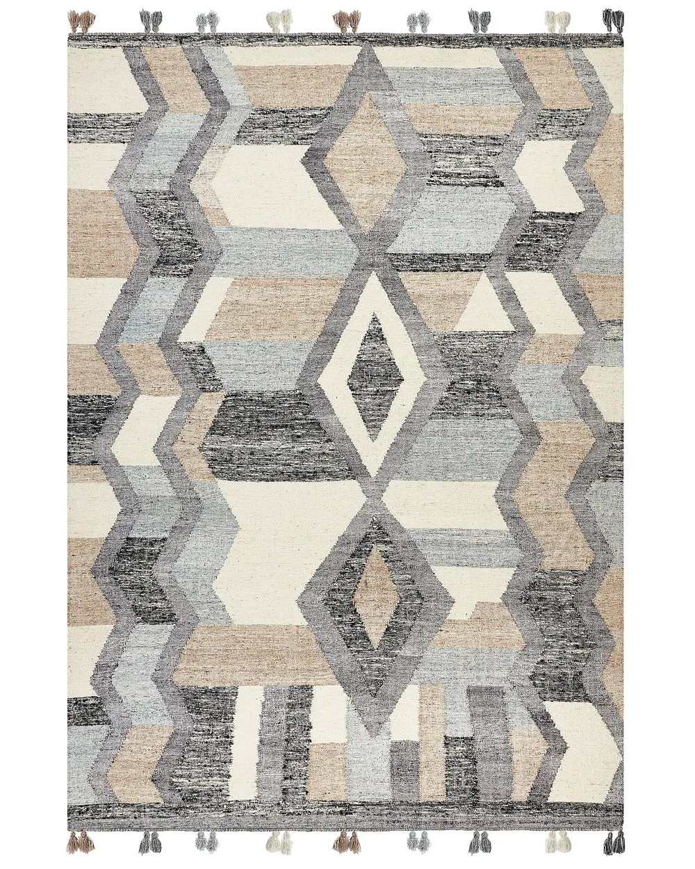 Dywan AYGEZARD Kolorowy 200 x 300 cm Kilim Wełna