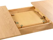 Extending Dining Table MADOX Light Oak 150/190 cm 90 cm_858505