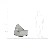 Sitzsackbezug DROP 63 cm 75 cm Grau_1169303