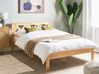 Bed hout lichtbruin 140 x 200 cm TANNAY_930962