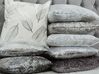 Set di 2 cuscini decorativi in cotone bianco argento 45 x 45 cm FREESIA_853734