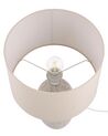 Keramická stolná lampa béžová SALZA_790825