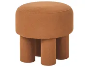 Stołek CANBY Boucle Pomarańczowy_1067007