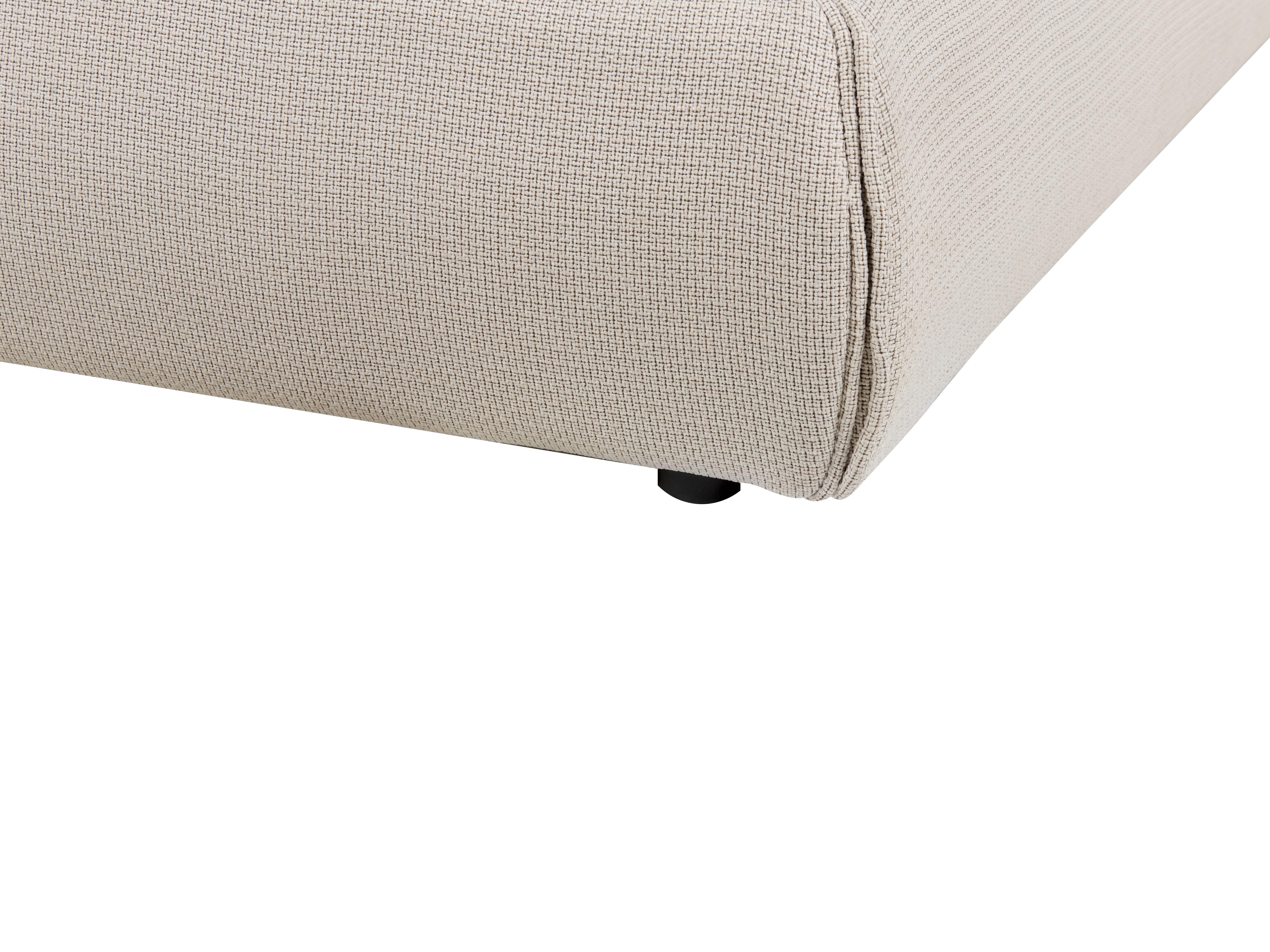 Wasserbett Stoff VINAY 160 x 200 cm Beige_881093