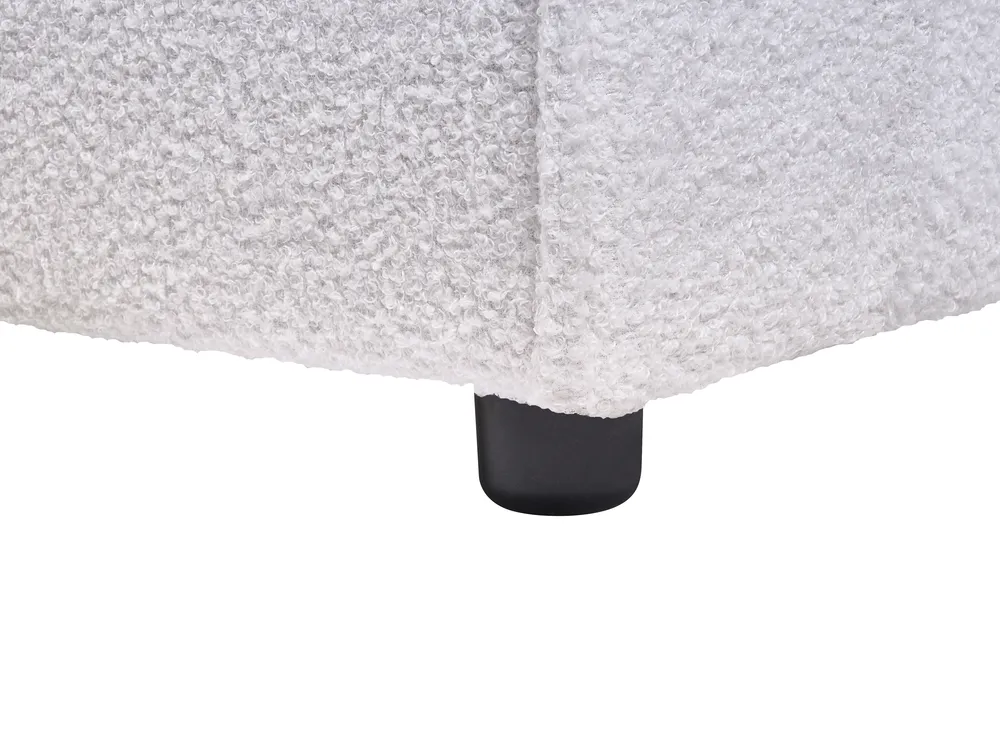Waterbed Boucle LINARDS 180 x 200 cm (EU Super King) White_980520