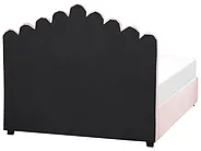 Ottoman Bed VINCENNES Velvet Pastel Pink 140 x 200 cm (EU Double)_837324