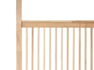 Four Poster Bed Wood HARFLEUR 160 x 200 cm (EU King Size) Light Brown_1023278