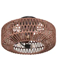 Plafondventilator met verlichting ESTERO met afstandsbediening Bruin_1125560