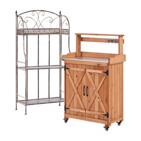 Garden Shelving Units and Cabinets
