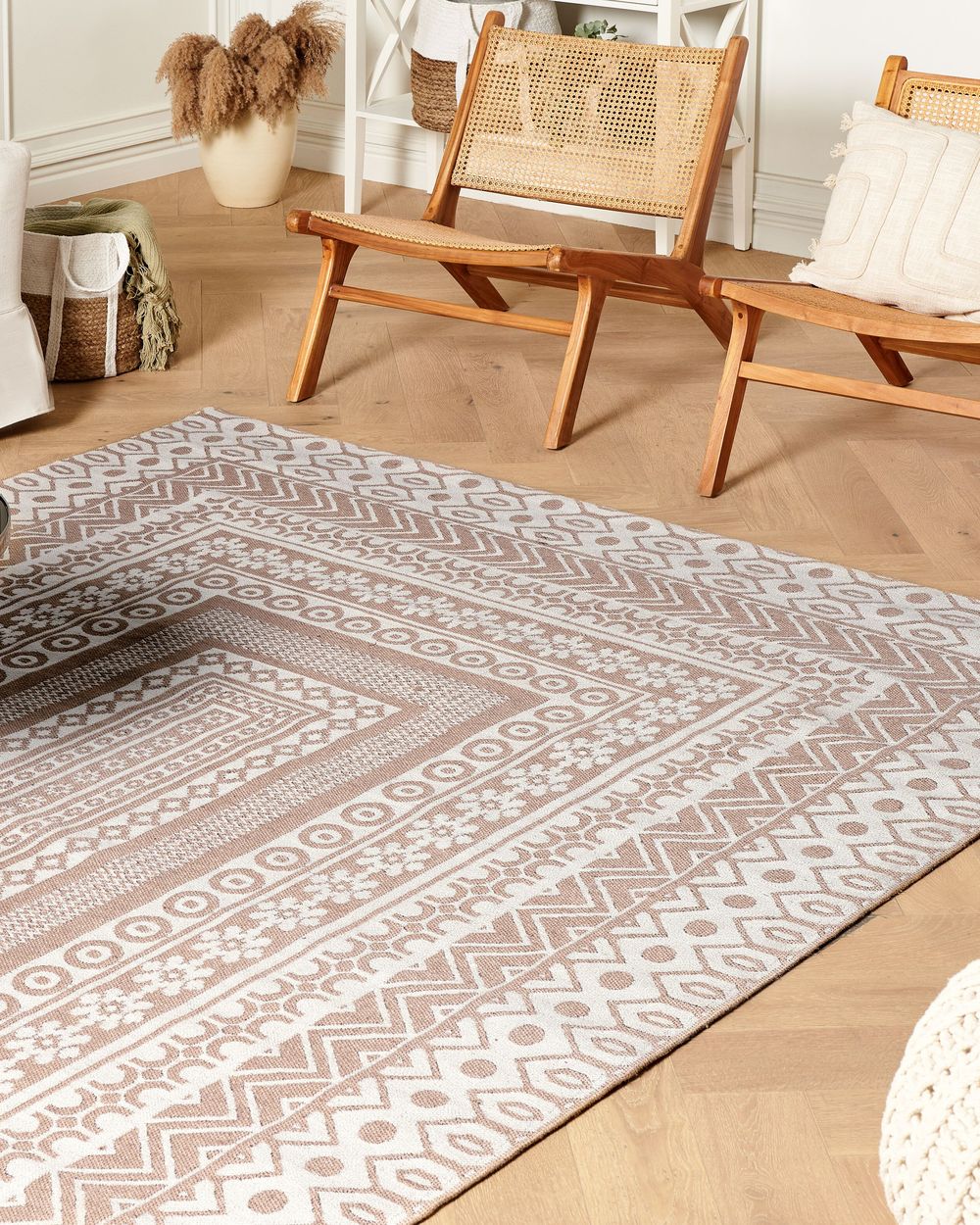 Tapis BAGLAR Blanc 200 x 300 cm Jute