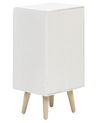 1 Drawer Wooden Bedside Table White NESIKA_934790