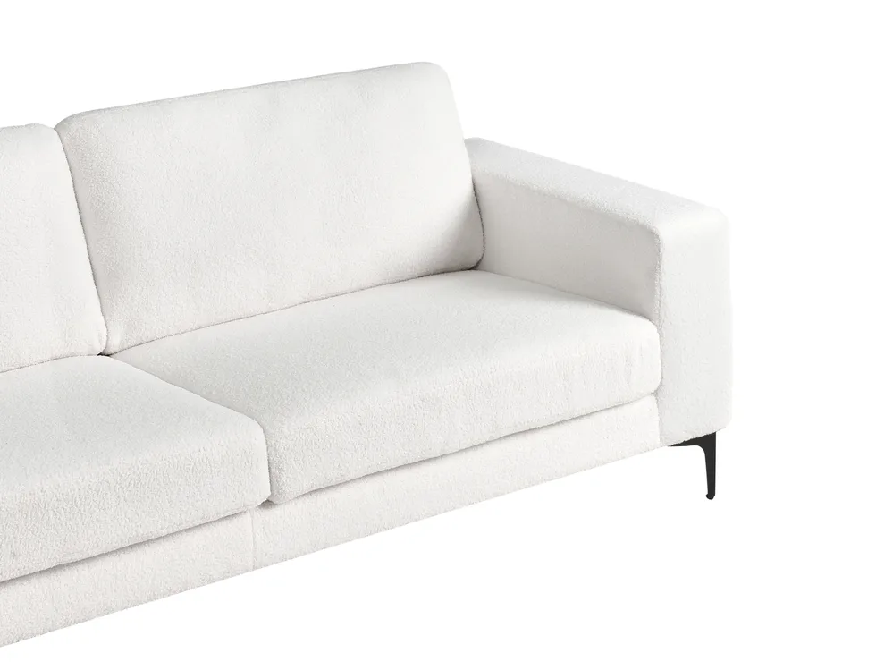 Sofa 3 Seater VADSTENA Boucle Off-White_965576