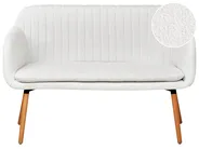 Dining Bench 2 Seater TABY Boucle Off-White_939352