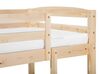 Łóżko piętrowe drewniane 90 x 200 cm jasne REGAT_699598