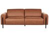 3 Seater Fabric Sofa Golden Brown ASKIM_918948