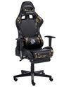 Gaming Chair VICTORY Faux Leather Dark Grey
