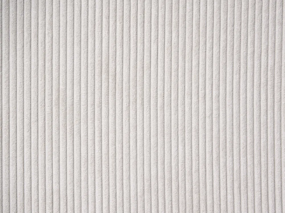 Letto contenitore LILLEBONNE Velluto a coste Beige chiaro 160 x 200 cm_1064329