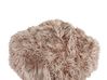 Faux Fur Pouffe Taupe MUKKI_938805