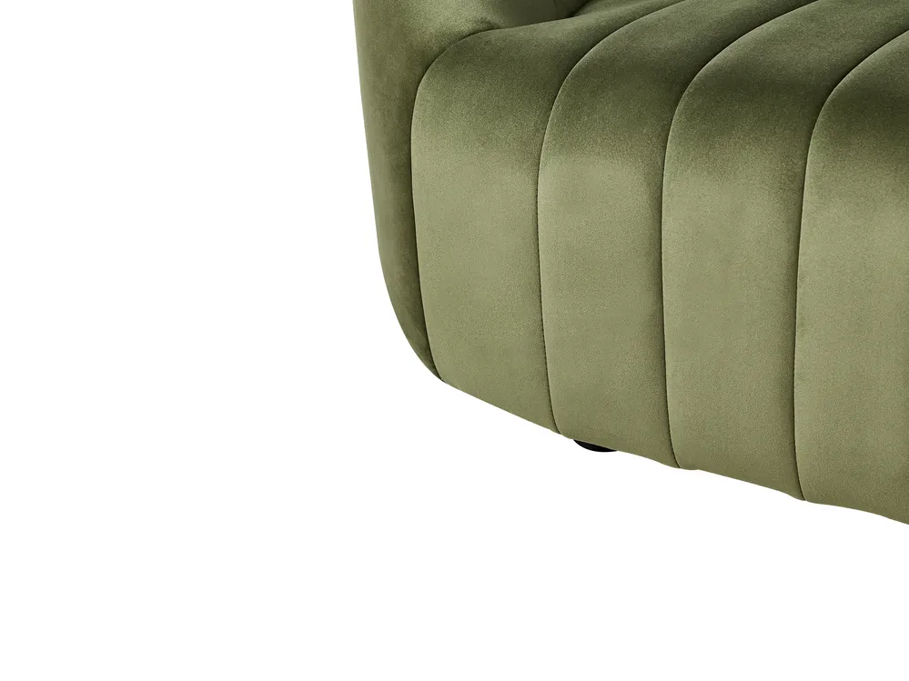 Divano 2 posti MALUNG Velluto Verde scuro_884068