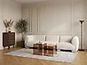 Modular Sofa 3 Seater MJALBI Boucle Off-White